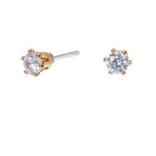 Alibaba.com offers 34,581 gold earrings stud products. 18kt Gold Plated Cubic Zirconia 3mm Round Stud Earrings Claire S Us