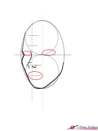 If you prefer, use a ruler. How To Draw 3 4 View Faces I Draw Fashion