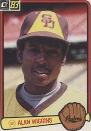 1983 Donruss Alan Wiggins Rookie San Diego Padres #397