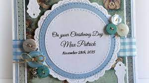 Use one to add another layer to your personal message, or create a special keepsake personalized with a bible verse for your loved one. How To Make A Sweet Baby Boy Christening Card Box Diy Crafts Tutorial Guidecentral Youtube