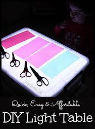 Diy Light Table Danya Banya Diy Light Table Light Table For Kids Diy Kids Table