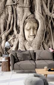 Vlies Fototapete 350x245 Cm Tapete Wandbilder Xxl Wandbild Bild Fototapeten Tapeten Wandtapete Wand Buddha Baum Large Wall Murals Stencil Wall Art Mural Design