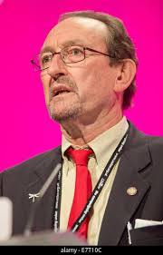 British Labour Party politician Peter Dowd MP speaking at a Labour party  conference