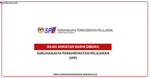 Klik pautan iklan jawatan di bawah dan rujuk maklumat permohonan, syarat dan tarikh tutup permohonan kerja tersebut. Suruhanjaya Perkhidmatan Pelajaran Spp Semenanjung Pegawai Pendidikan Pengajian Tinggi Jawatan Kosong