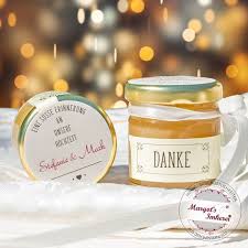 Honig Susse Gastgeschenke Zur Hochzeit Kommunion Konfirmation Geburtstag Taufe Honig G Hochzeit Danke Hochzeitsmarmelade Gastgeschenke Konfirmation