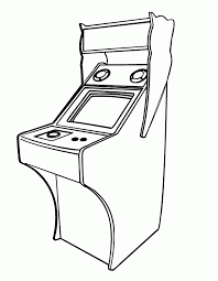 Have fun coloring and playing games with your favorite pbs kids characters like elmo, daniel tiger, pinkalicious, nature cat, and arthur! Printable Arcade Video Games Coloring Page From Freshcoloring Coloring Library
