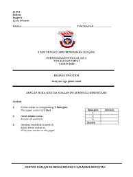 Form 4 English Paper 2 Cefr Pdf Nature