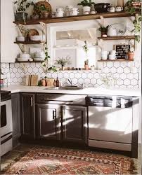 Rich natural wood with soft blue kitchen cabinet colors. 60 Creative And Beautiful Bohemian Kitchen Bohemain Boho