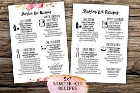 Essential Oil Recipe Cards Happy Oil Mail Notecard Psk Etsy Young Living Starter Kit Recipes Starter Kit Essential Oil Recipes