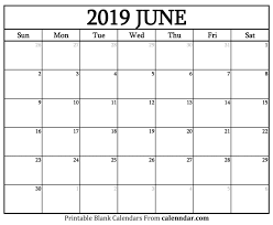 June 2019 Calendar Printable Editable Calendar Calendar 2019 Template Calendar Printables