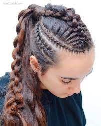 Bedroom Decor Diy Bedroom Decor Tresses Vikings Filles Aux Cheveux Longs Coiffure