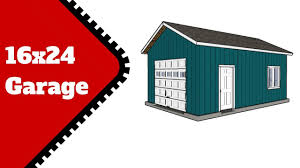 Customize your garage with varied options for doors, windows, and color schemes. 24x24 Double Garage Plans Youtube