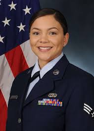Senior Airman Lekeya Lindsey poses for official portrait