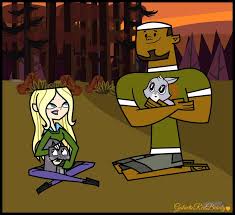 Total Drama Commission Dawn And Dj By Galactic Red Beauty On Deviantart Total Drama Island Drama Cartoon