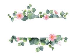 Watercolor Hand Painted Green Floral Banner With Eucalyptus And Pink Banner Eucalyptus Floral Gree In 2020 Blumen Zeichnung Blumen Logo Blumen Hintergrund Iphone