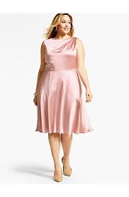 Hammered Silk Dress Talbots Plus Size Dresses Dresses Clothes For Women