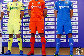 xeˈtafe ˈkluβ ðe ˈfuðβol), or simply getafe, is a spanish professional football club that plays in la liga. Getafe Cf 2019 20 Joma Home Away And Third Kits Football Fashion