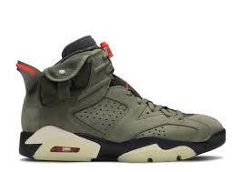 Travis Scott X Air Jordan 6 Retro Olive Air Jordan Cn1084 200 Medium Olive Black Sail University Red Air Jordans Jordan 6 Jordans