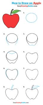 How To Draw An Apple Really Easy Drawing Tutorial Drawing Tutorial Easy Easy Drawings Drawing Tutorial