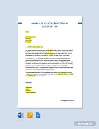 When human resources professionals collect resumes for a job opening, they generally expect cover letters to come with those resumes. Free 10 Sample Human Resources Cover Letter Templates In Ms Word Pdf