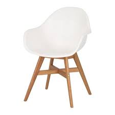 Fanbyn White Chair With Armrests Ikea Ikea Chair Chair Ikea