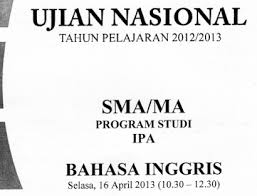Download 10 Paket Soal Un Bahasa Inggris Sma Ipa Tahun 2013 Blog Urip Guru Kimia
