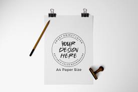 Blank A4 Paper Mockup Template Ad Paid Ad Blank Mockup Template Paper In 2020 Paper Mockup Mockup Template Packaging Design Inspiration