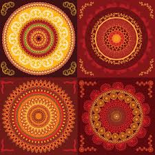 Get these great free designs and use them to make awesome designs! Set Of Circular Floral Pattern Vector Free Vector In Adobe Illustrator Ai Ai Vector Illustration Graphic Art Design Format Format For Free Download 5 44mb