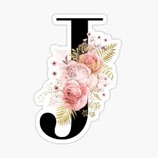 Use the lowercase flowers to spell out their. Single Letter J Gifts Merchandise Redbubble