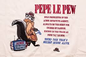 Long ago, this one word from a pepe le pew cartoon stuck in latrina's tiny mind. 90s Pepe Le Pew Acme Detective Agency T Shirt Xxl 2x Vintage Etsy
