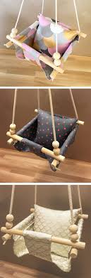 Perfect Pink Swing Handmade Burlap Baby Swing Toddler Swing Or Kids Swing And Rattle Baby Diy Kinder Schaukel Kinderschaukel