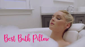 Suction mounts to a bathtub. Best Bath Pillow Review Bathtub Cushion Tub Wedge Neck Headrest Youtube