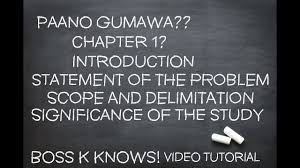 Delimitations are the constraints a researcher places on a study for. Practical Research Chapter 1 Paano Gumawa Intro Sop Scope And Delimitation Significance Youtube