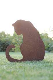 Rost ist lebendig und entwickelt sich im laufe der zeit immer weiter. Deko Dekofigur Gartenfigur Metallfigur Katze Edelrost Braun Gartenstecker Ebay Gartenstecker Kunstproduktion Katzen Statue