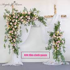 Maybe you would like to learn more about one of these? Customized Mori Artificial Flower Row Arch Diy Wedding Stage Background Decor Silk Flower Row Arch Lead Flower Wall 10m Gauze Artificial Dried Flowers Aliexpress