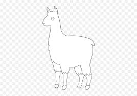 Black and white abstract outline seamless pattern. Cute Llama Line Art Free Clip Clipart Outline Llama Clipart Black And White Emoji Alpaca Emoji Free Transparent Emoji Emojipng Com