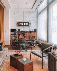 isn t this the cutest podcast room i wouldn t been to any other one but still think it s the cutest podcast studio home studio setup studio room design