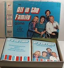 Vintage 1972 All In The Family Tv Show Board Game By Milton Bradley All In The Family Family Tv Old Board Games