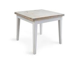 Cast aluminum 60 round outdoor dining table, created for macy's. Ridley Grey Square Extending Dining Table By The Orchard Furniture Notonthehighstreet Com