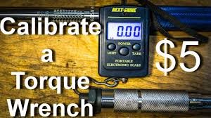 Sometimes they come with the scale, but if not, such weights can also be purchased (figure 2). Calibrate A Torque Wrench With A 5 Luggage Scale Youtube