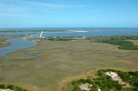 Nassau Sound Entrance Not Navigable Inlet In Fl United