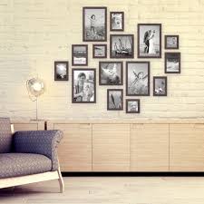 Sehr große bilder an hohen wänden. 15er Bilderrahmen Set Modern Nuss Photolini Bilderrahmen Fotowande Poster Und Geschenke