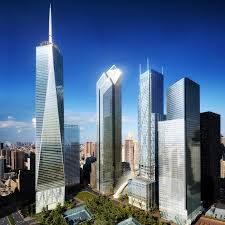 One world trade center's design includes 2,600,000 square feet (240,000 m2) of office space, as well as an observation deck, parking and broadcast and antenna facilities, all supported by both above and. World Trade Center Towers Wtc New York E Architect