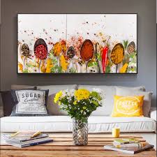 Faded wood or old metallic siding gives coffee that rustic nature it was born to host. Kinds Of Spices Canvas Paintings Seasoning Modern Wall Art Pictures For Kitchen Room Wall Decoration Posters And Prints Cuadros Painting Calligraphy Aliexpress