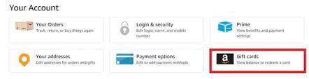 Visa gift cards are treated like visa credit cards, meaning the balance isn't transferable to an account. How To Redeem An Amazon Gift Card On Amazon S Website And Mobile App