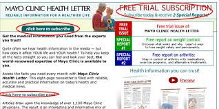 Mayo clinic health letter gives you the medical information you need from the experts you trust! Mayo Clinic Health Letter Landing Page Review Mequoda Daily