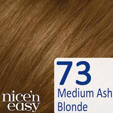 Ash blonde, light brown, medium blond. Clairol Nice N Easy Semi Permanent Free Ammonia Hair Dye Medium Ash Blonde 73