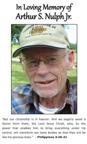 Arthur Nulph Obituary January 26, 2016