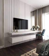 Most Latest And Handsome Tv Wall Designs Living Room Tv Farmhouse Tv And Vanity Source Https Minimalist Bedroom Design Bedroom Tv Wall Master Bedrooms Decor