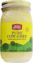 India's Nature Pure Cow Ghee, 16 oz Glass Jar, 1 count, Gluten ...